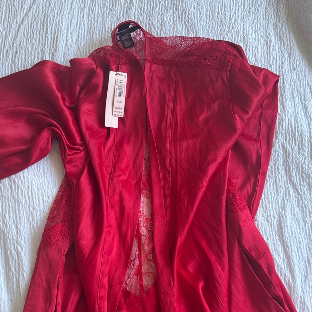Victoria’s Secret Elegant Red Women's Robe